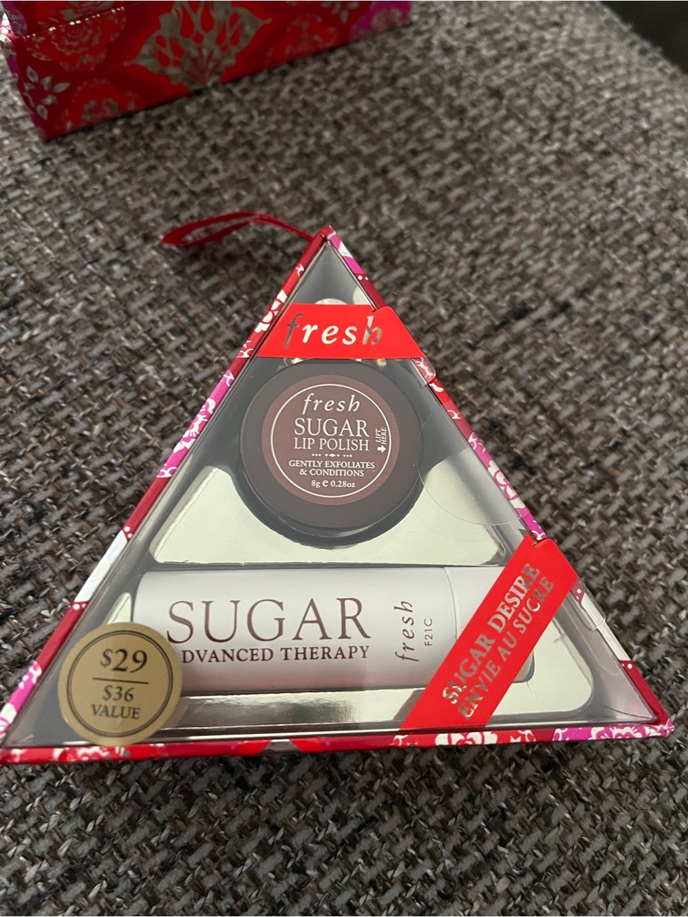 New fresh Sugar Lip Polish & Advanced Therapy Lip Balm Set